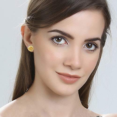 Yellow Chimes oxidized studs - college fashion