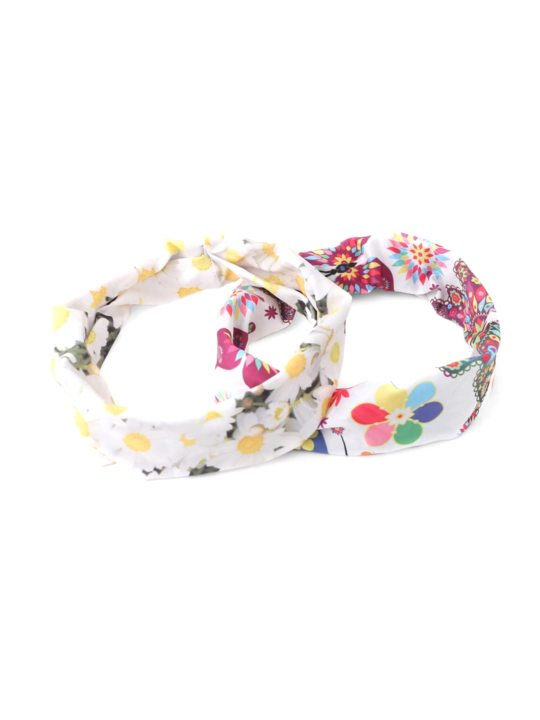 Yellow Chimes stylish fabric headbands - for casual wear