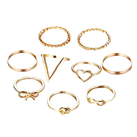 Yellow Chimes knuckle rings - trendy accessories for women