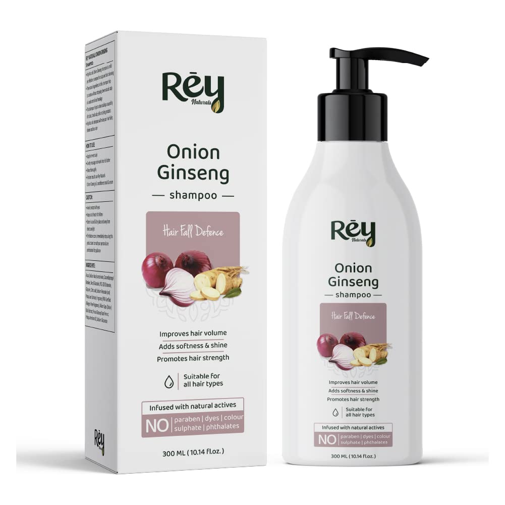 Rey Naturals Tea Tree Bhringraj Anti Dandruff Shampoo | With Natural Actives | Paraben & Sulphate Free | For a Clean & Healthy Scalp | Shampoo for Men and Women | 300 ML