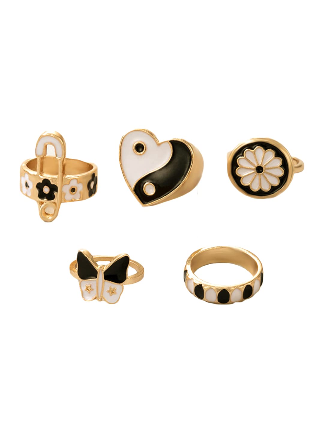Yellow Chimes women's rings - perfect for layering and mix matching