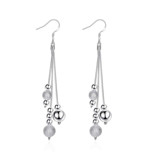 Yellow Chimes Rhodium Plated Earrings - Elegant Addition to Your Collection