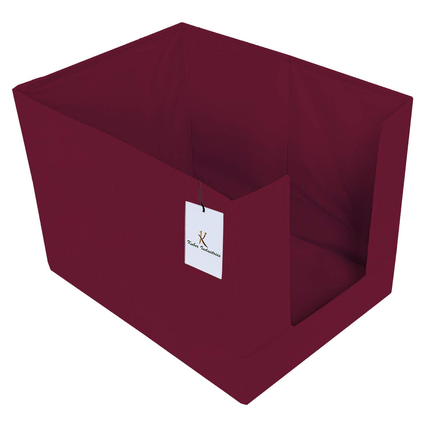 Pack of 4: Non Woven Shirt Stacker Wardrobe Organizers | Clothes Covers | Standard Size | Maroon