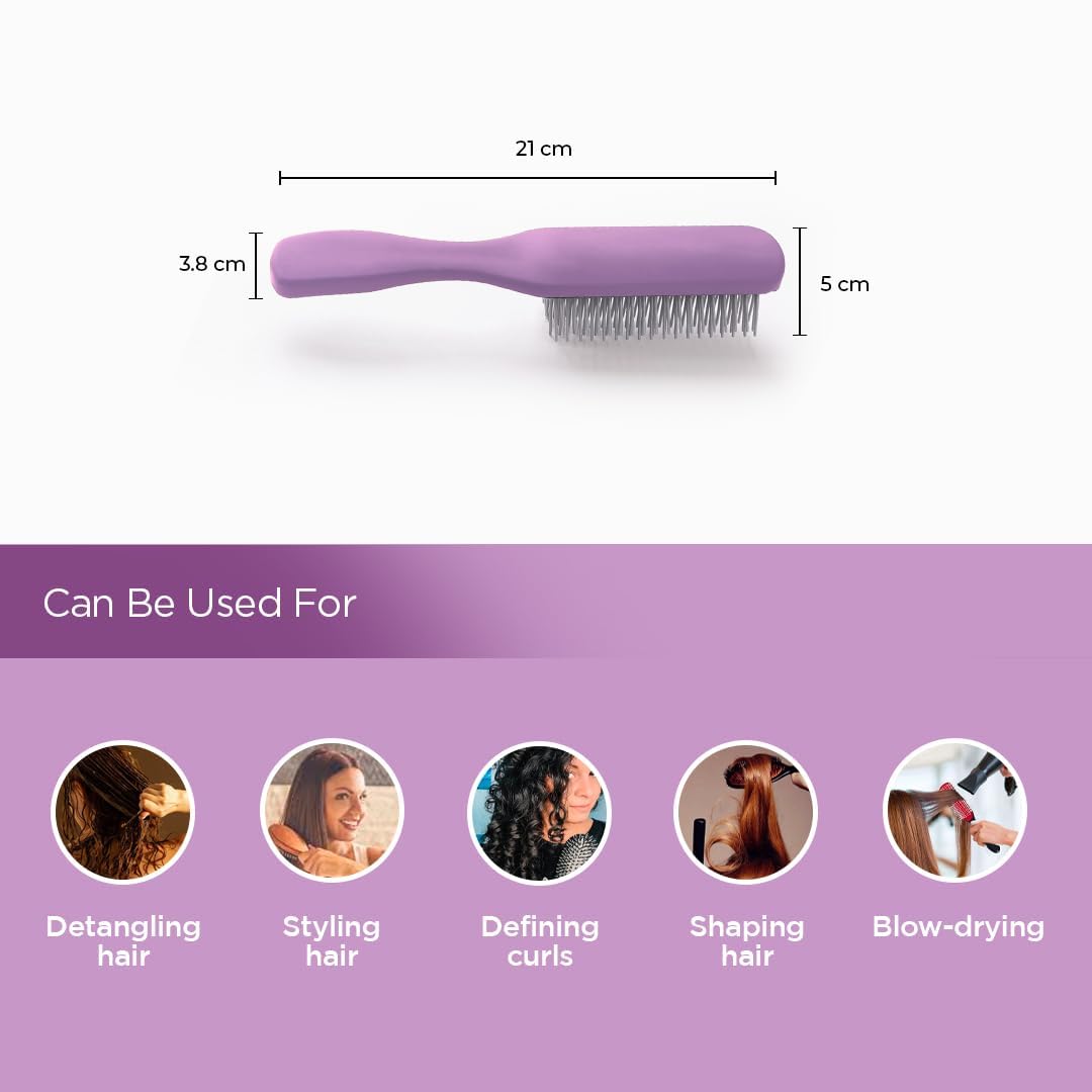 Kuber Industries Hair Brush - Comfortable grip for effortless use