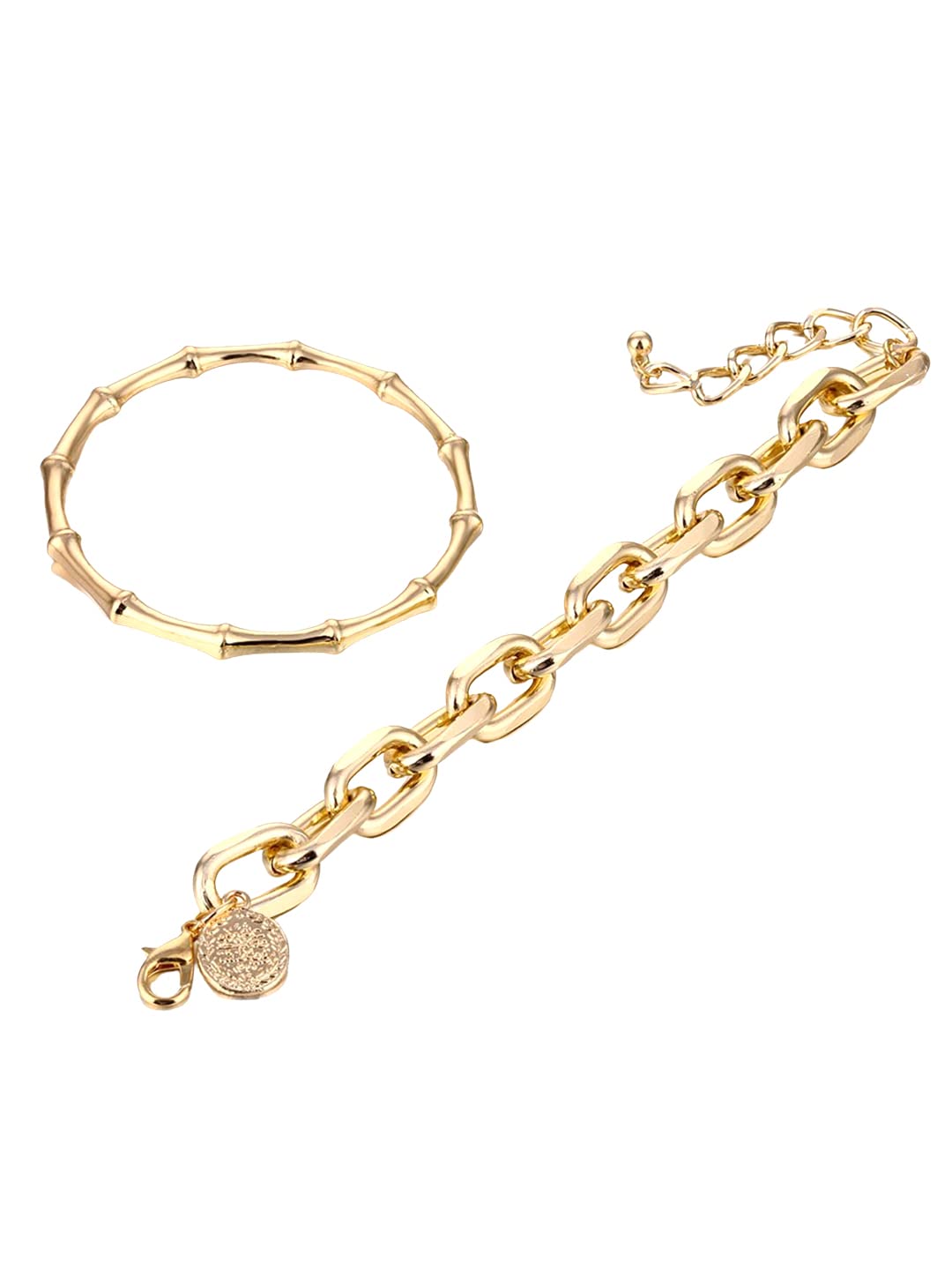 Yellow Chimes Elegant Bracelets Set - Trendy Valentine's Day gift