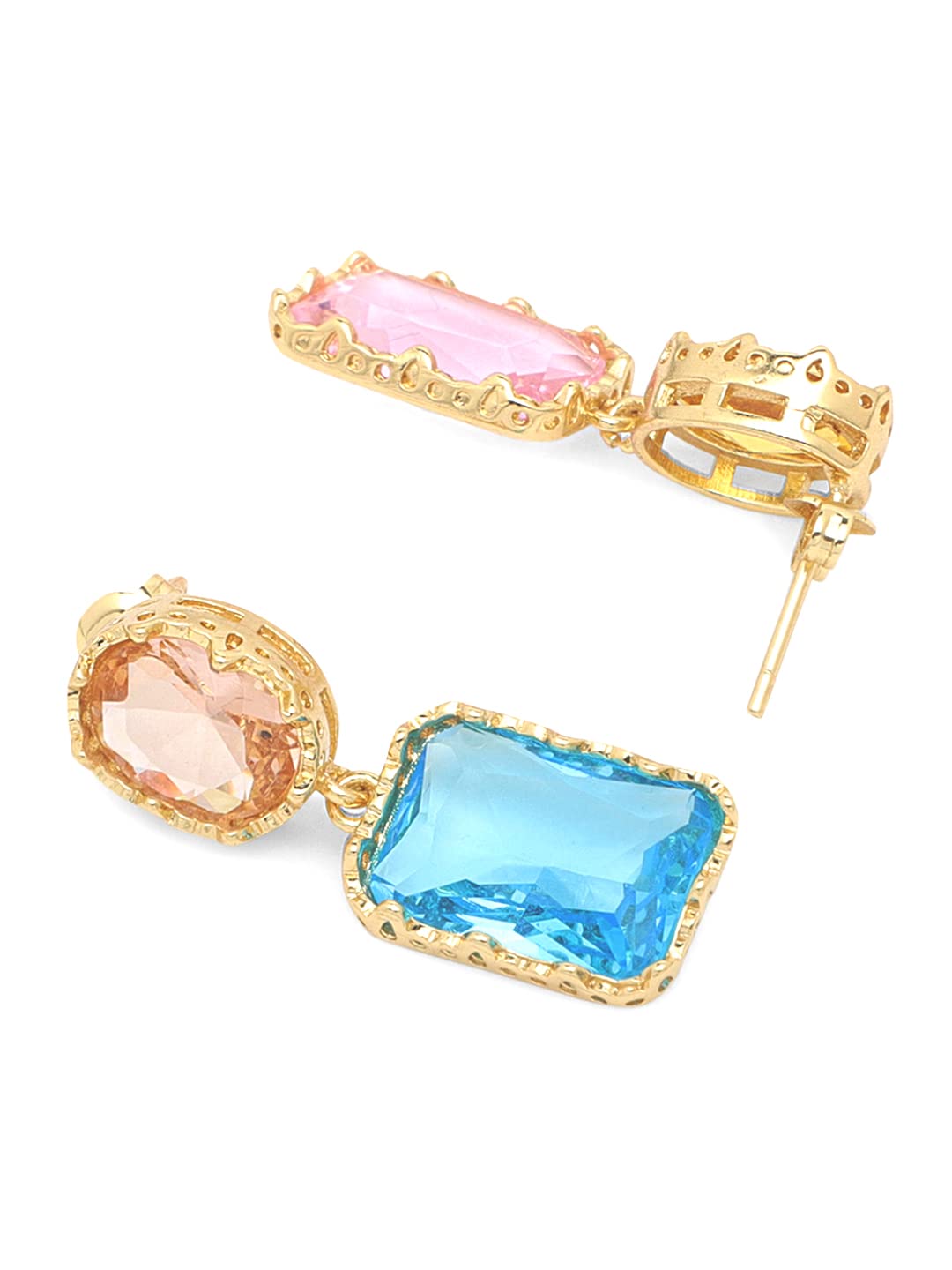 Yellow Chimes sparkling drop earrings - perfect for weddings and parties