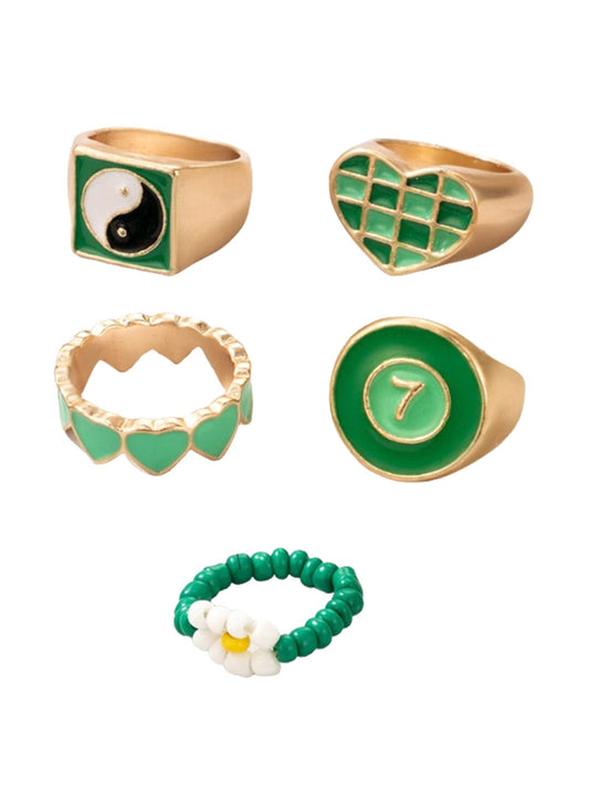 Yellow Chimes beautiful rings - ideal birthday gift for her