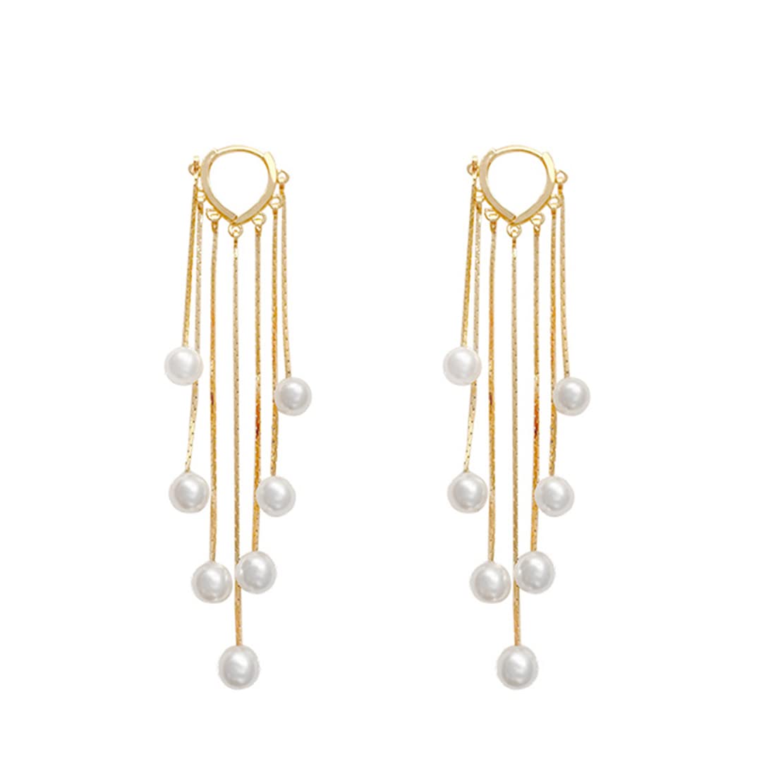 Yellow Chimes Gold Plated Earrings - Anniversary Present