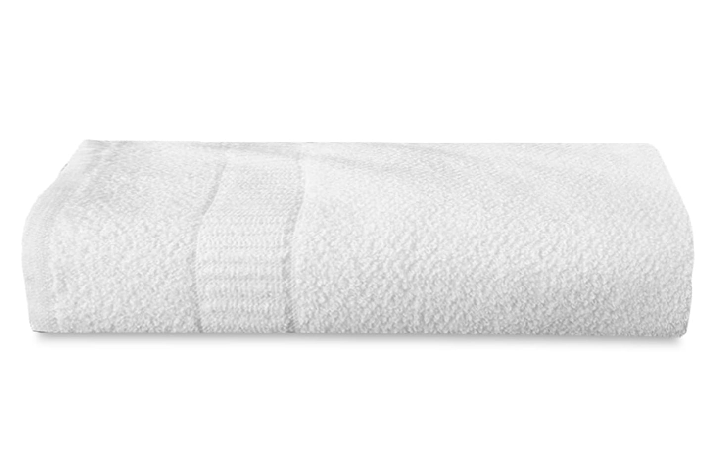 Heart Home Soft Cotton Bath Towel - Durable, Reusable | 30"x18" | White | Ideal for Newborns