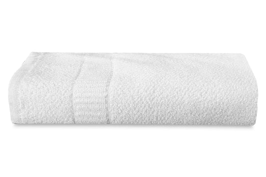 Heart Home Soft Cotton Bath Towel - Durable, Reusable | 30"x18" | White | Ideal for Newborns