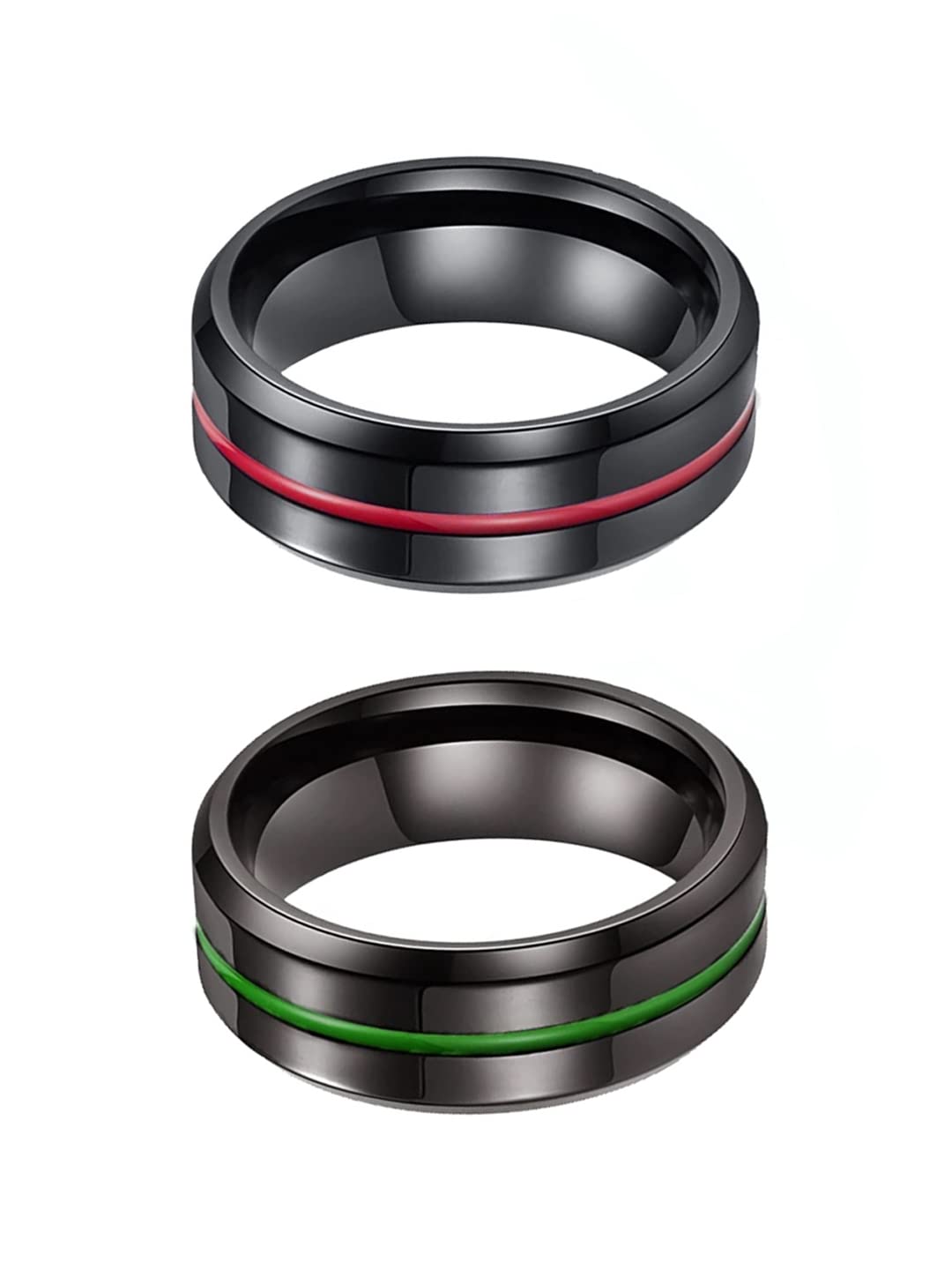 Yellow Chimes men's black toned rings - gift for special occasions