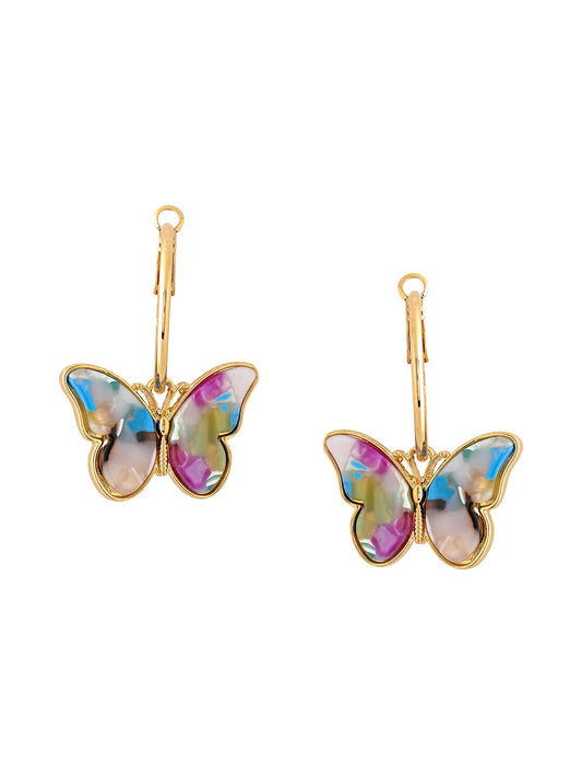 Yellow Chimes colorful earrings - Ideal for casual outings