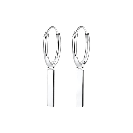 Yellow Chimes Sterling Silver Earrings - Perfect for Birthdays