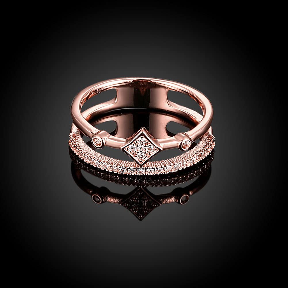 Yellow Chimes Crystal Pave Ring - Eye-Catching Accessory