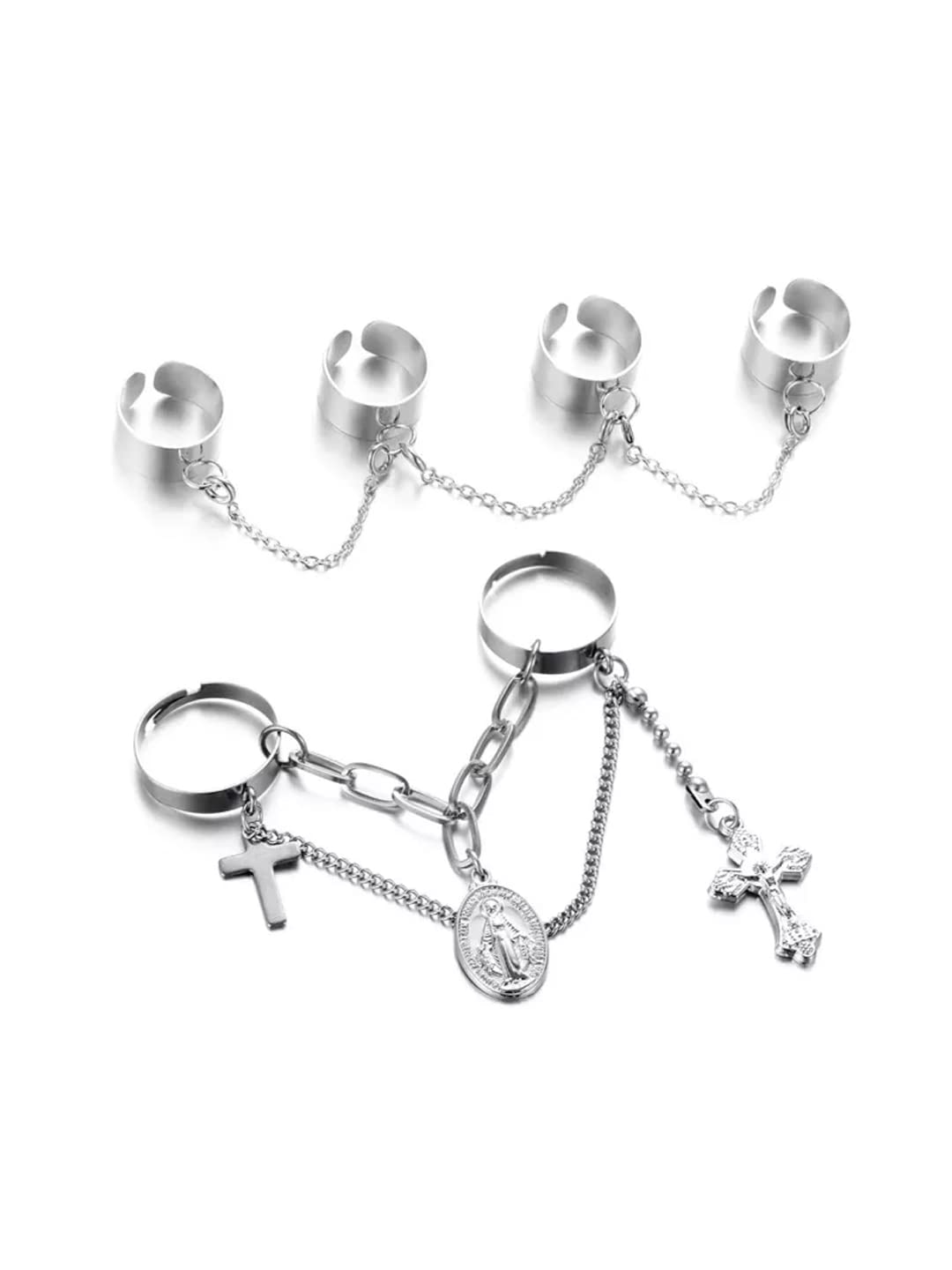 Yellow Chimes women ring set - stylish for anniversaries