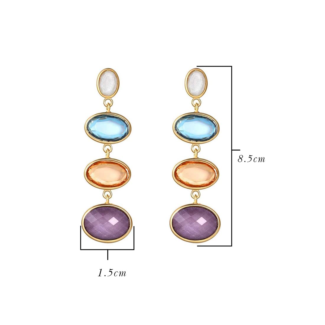 Yellow Chimes Kairangi Earrings - Lightweight for Everyday Use