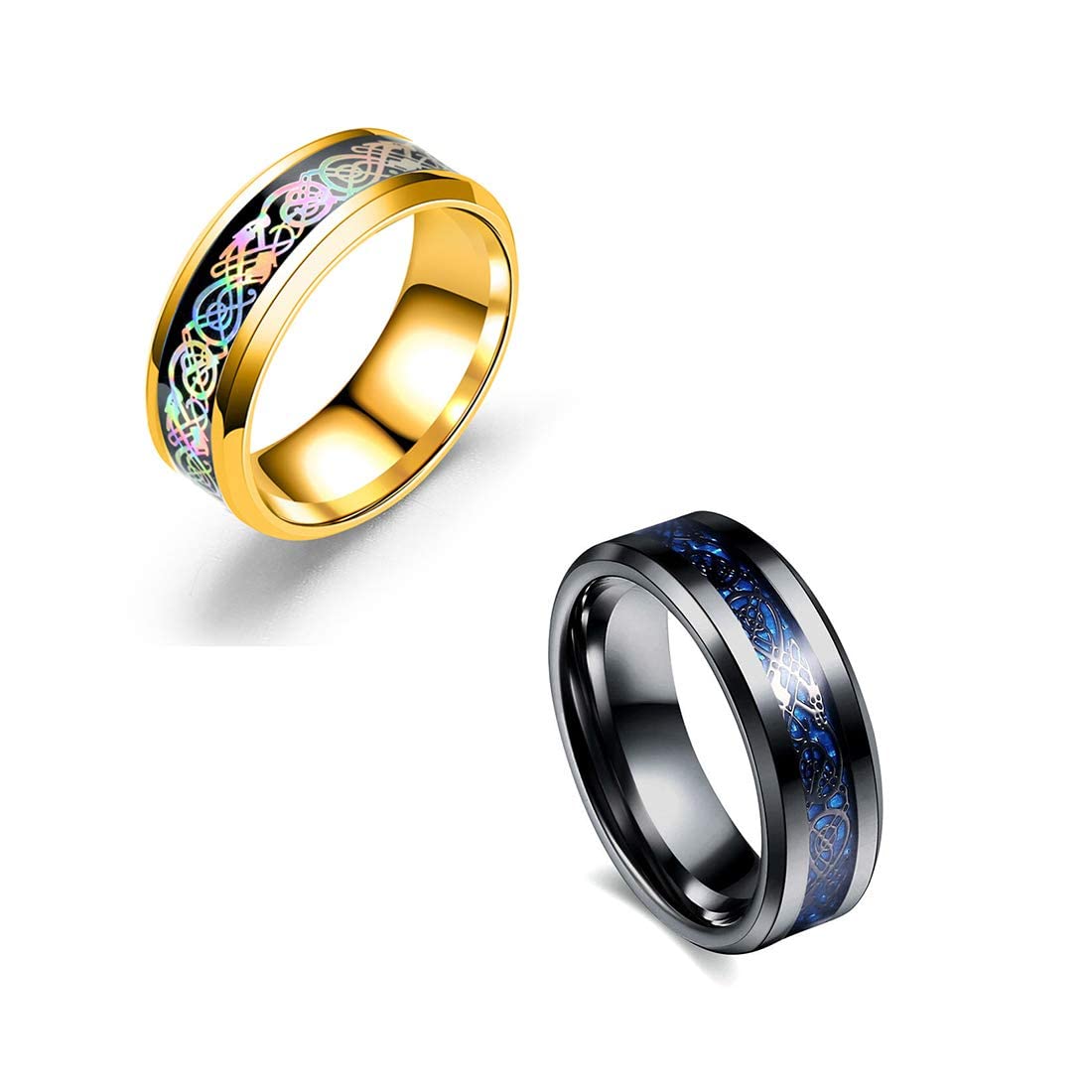 Yellow Chimes polished finish ring - durable and chic