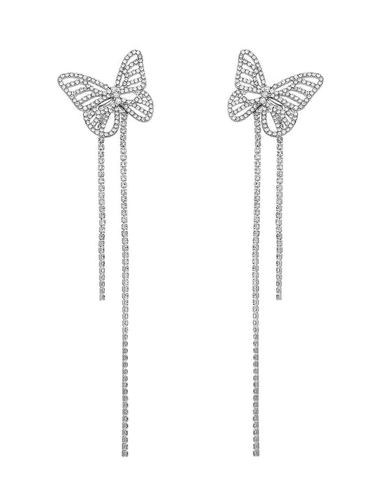 Yellow Chimes elegant earrings - fashionable accessory for women
