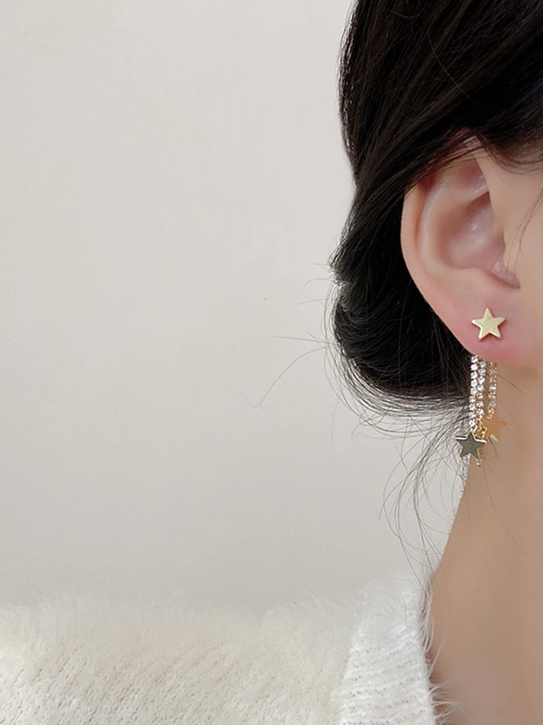 Yellow Chimes lightweight earrings - versatile fashion