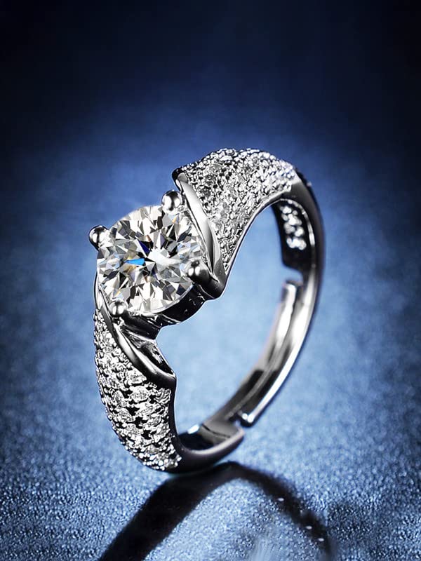 Yellow Chimes beautiful crystal embellished ring - suitable for weddings