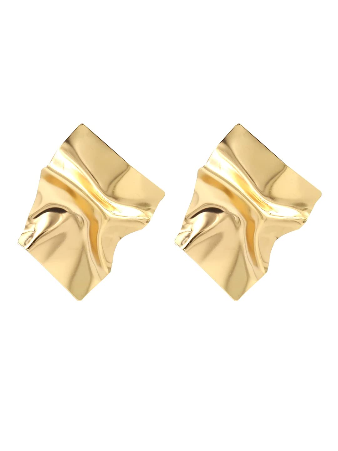 Yellow Chimes Lightweight Gold Plated Earrings - Comfortable Wear
