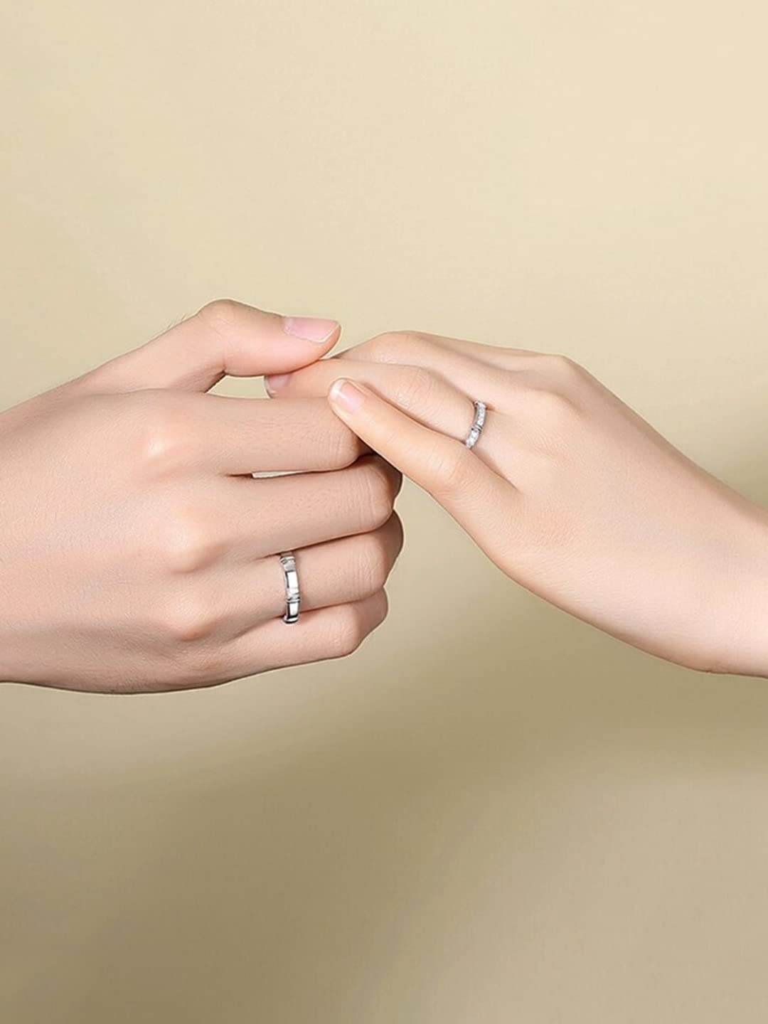 Yellow Chimes Silver Rings - Gift for birthdays