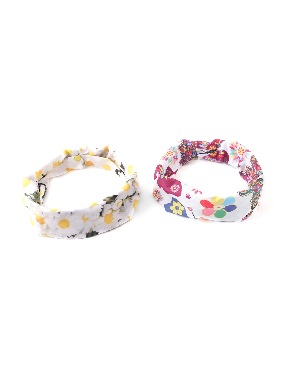 Yellow Chimes elastic hair bands - for yoga sessions