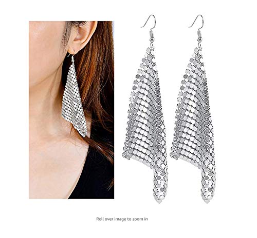 Yellow Chimes sequin earrings - stylish for casual outings
