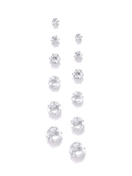 Yellow Chimes assorted crystal earrings - Versatile style statement