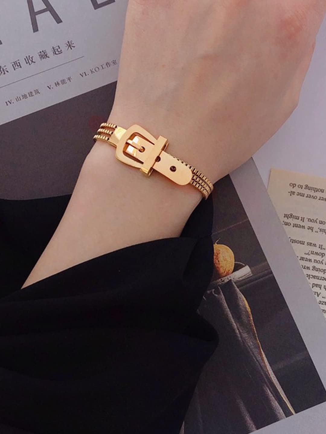 Yellow Chimes Women's Chain Bracelet - Trendy Accessory