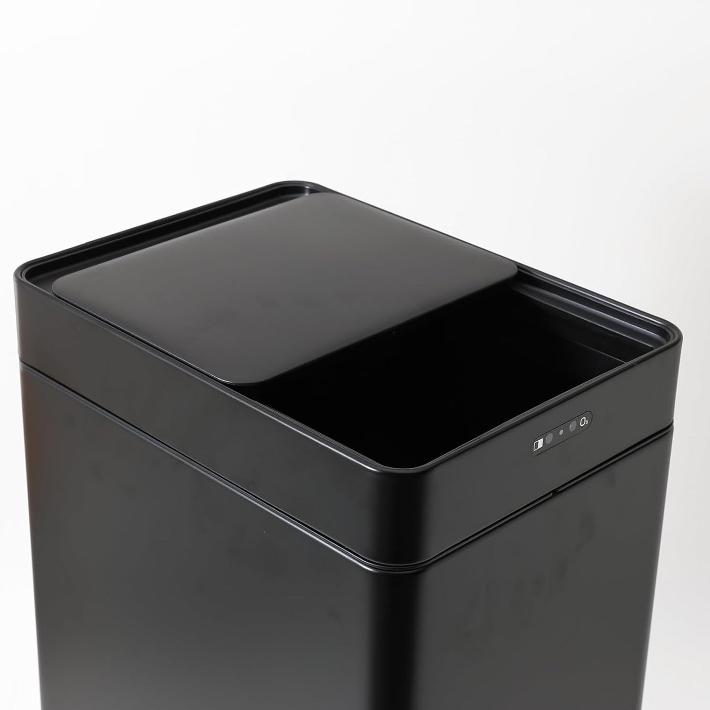 Kuber Industries Sensor Dustbin | Sliding Big Sensor Dustbin | Touchless Trash Can | Smart Dustbin for Bedroom-Office-Living Room | Automatic Garbage Can | HN-ZH-BLK-42L | Black