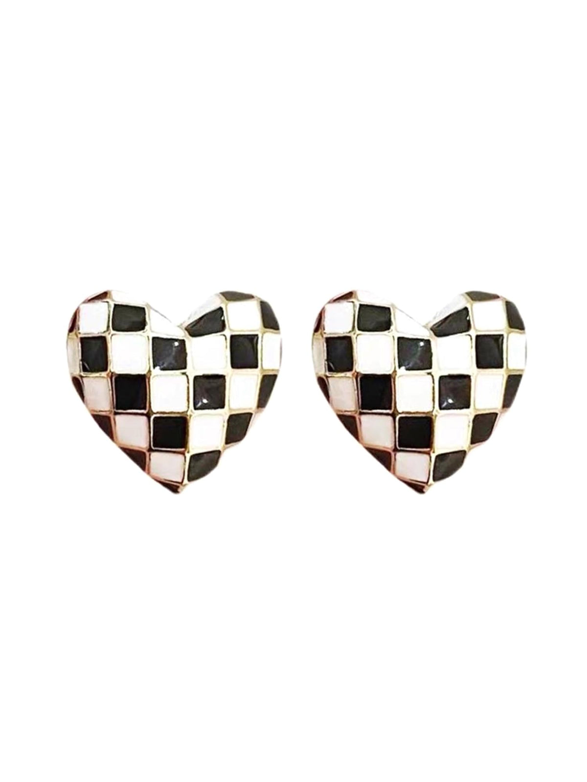 Kairangi Contemporary Heart Shaped Studs - Everyday Use