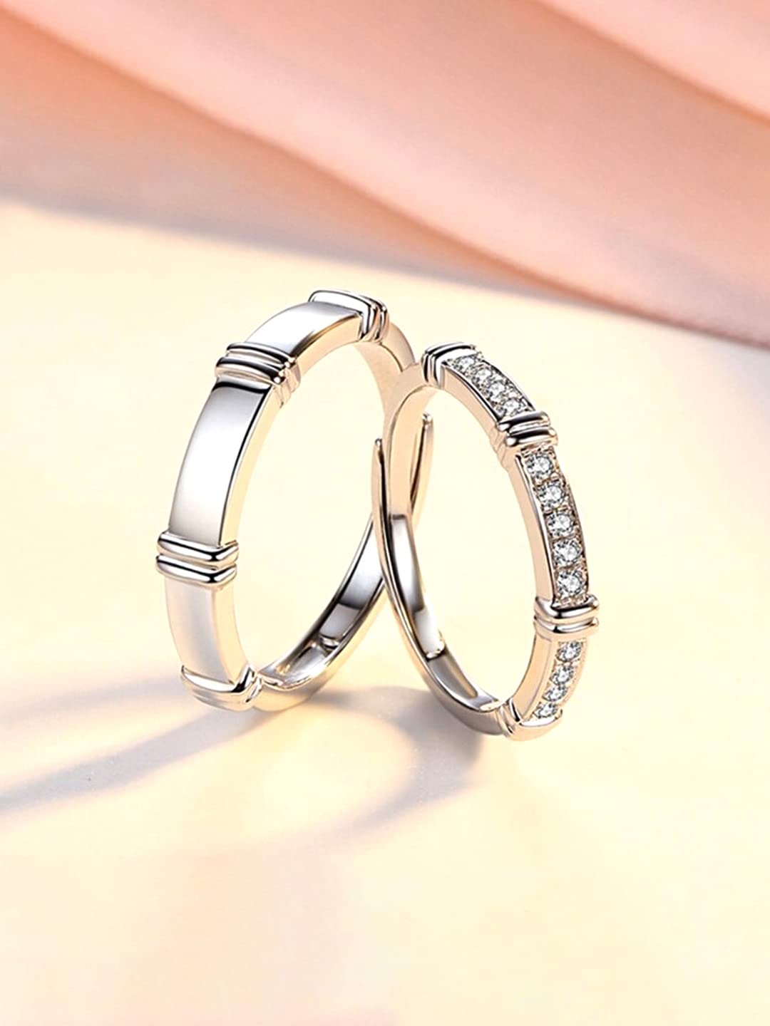 Yellow Chimes Adjustable Rings - Stylish everyday wear