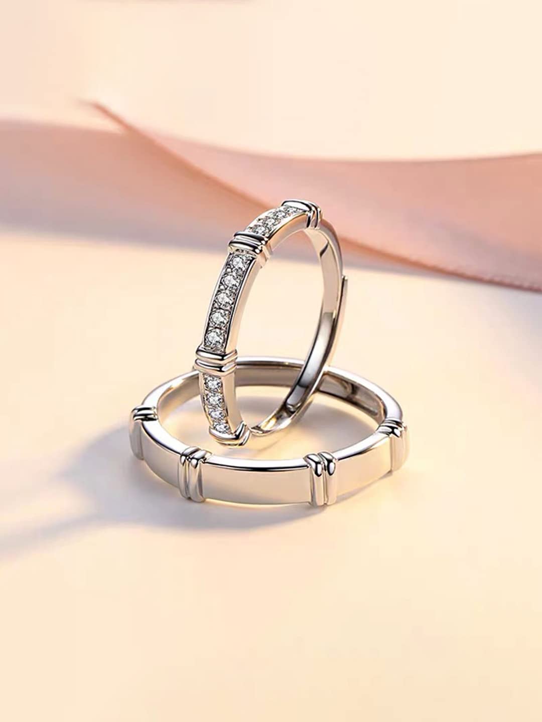 Yellow Chimes Couple Rings - Perfect for anniversaries