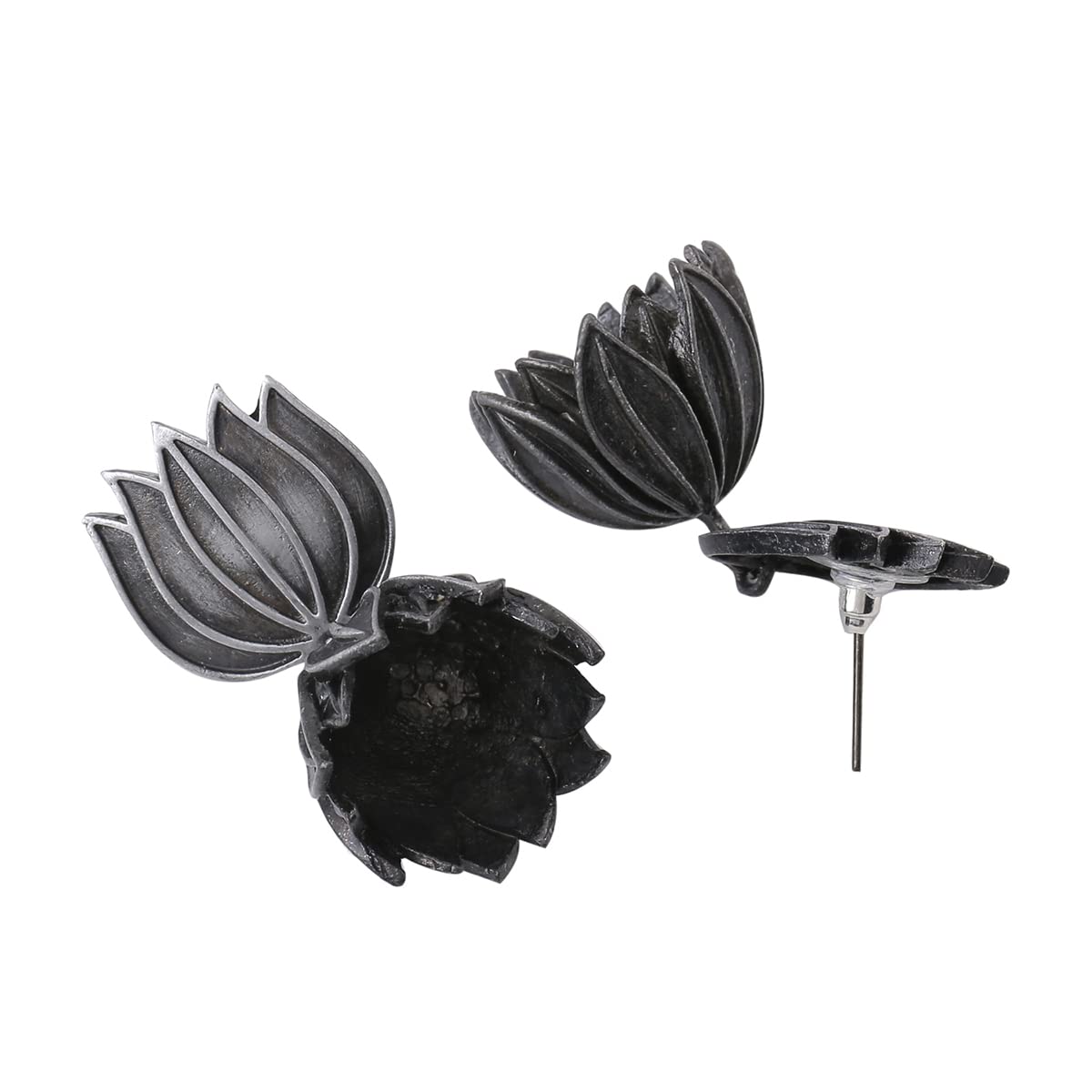 Yellow Chimes silver floral earrings - ideal for special occasions
