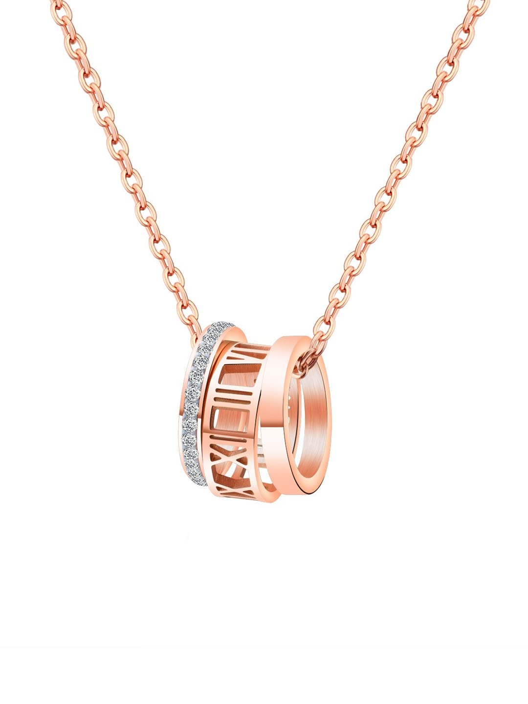 Yellow Chimes Rose Gold Necklace - Birthday gift idea