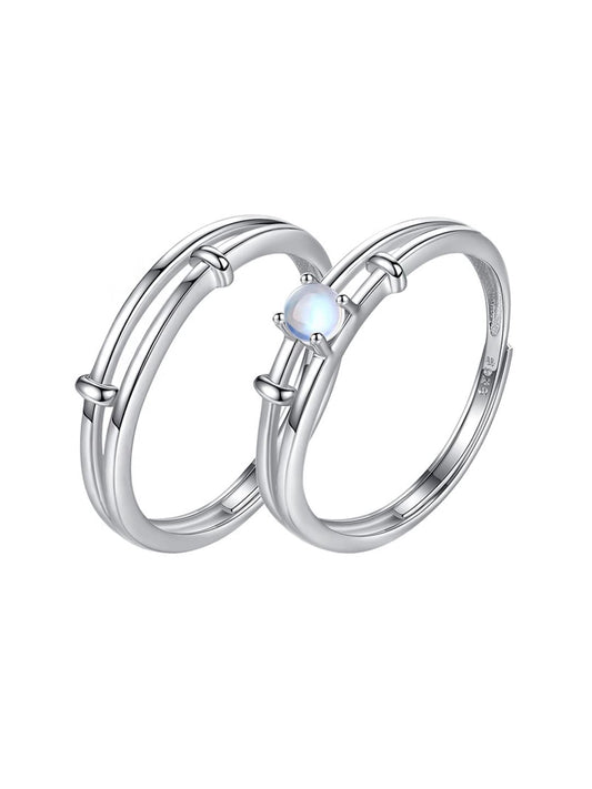 Yellow Chimes stylish couple rings - Gift for her and him