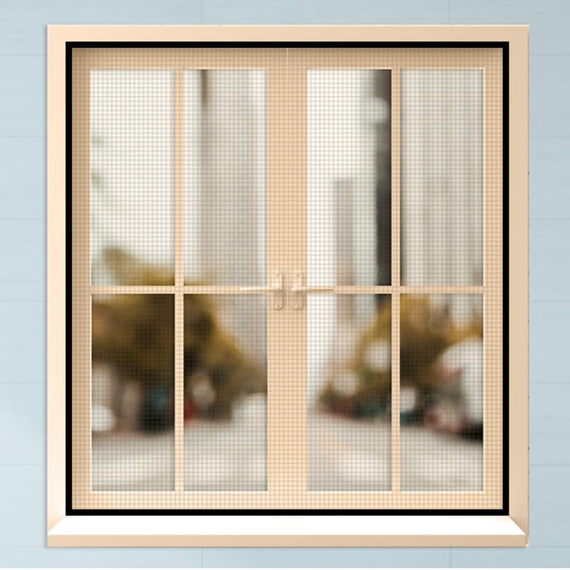 Classic Mosquito Net - Stylish Brown Color for Windows