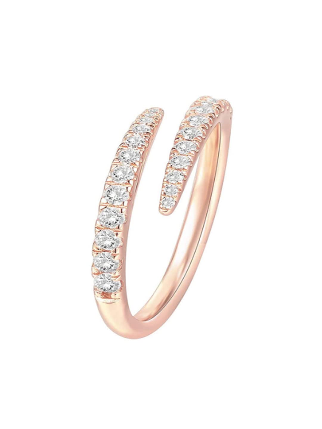 Yellow Chimes Adjustable Jewelry - Eye-catching rose gold statement piece