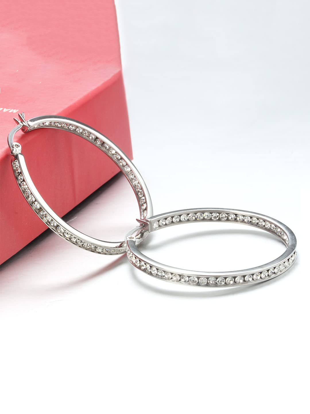 Yellow Chimes crystal hoop earrings - perfect gift for women