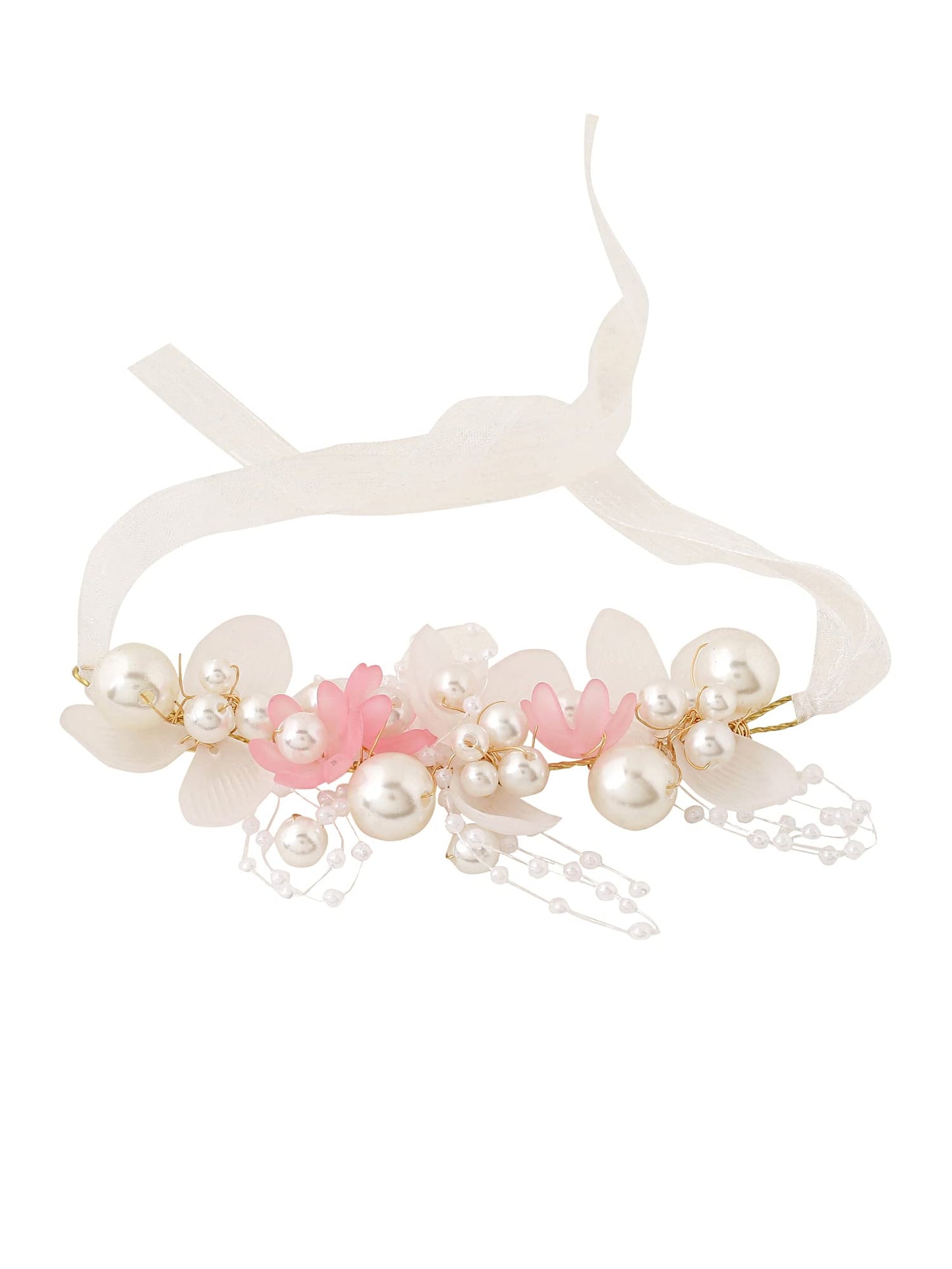 Yellow Chimes floral design bracelet - special occasion