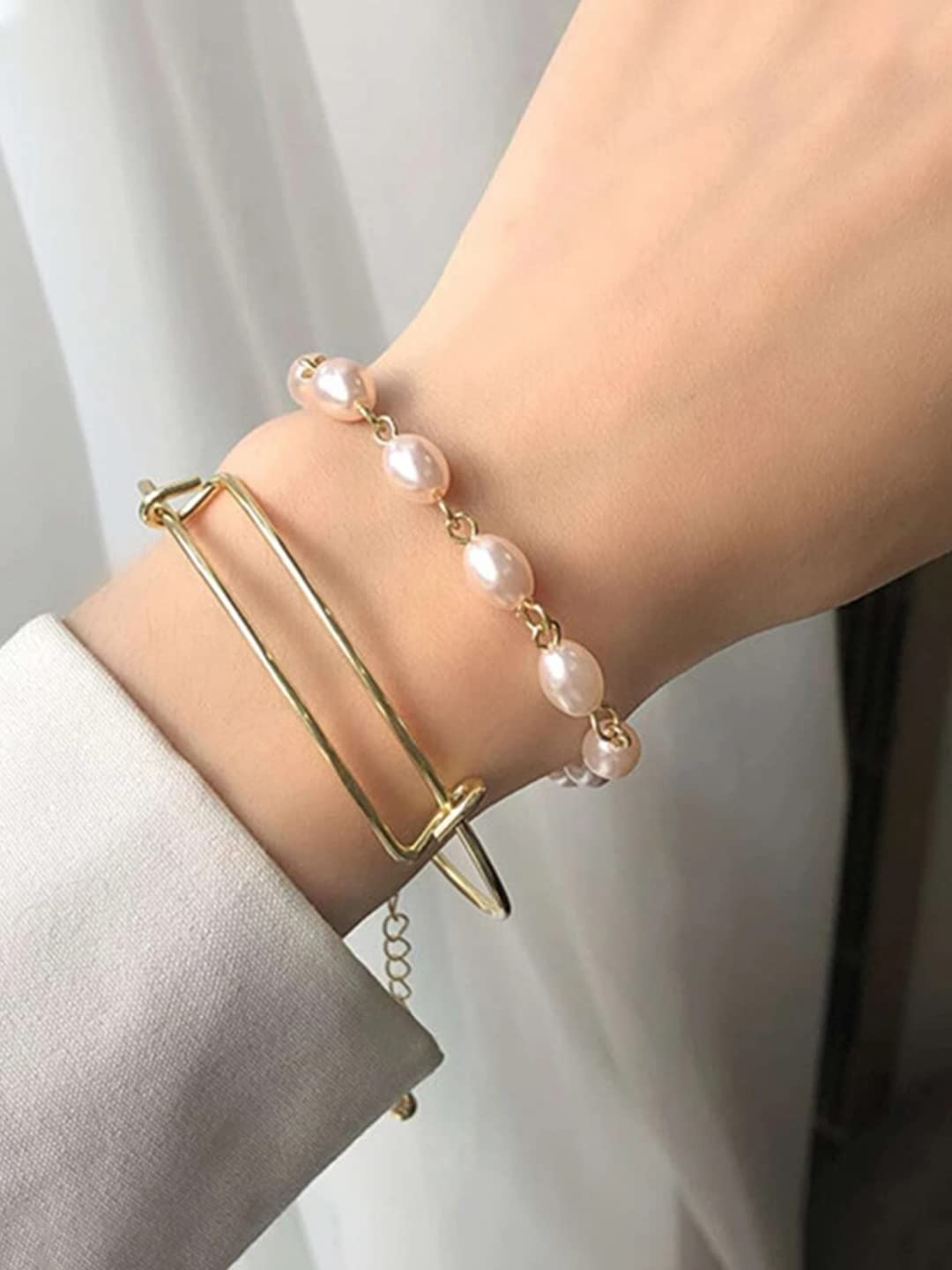 Yellow Chimes bracelet - unique statement jewelry