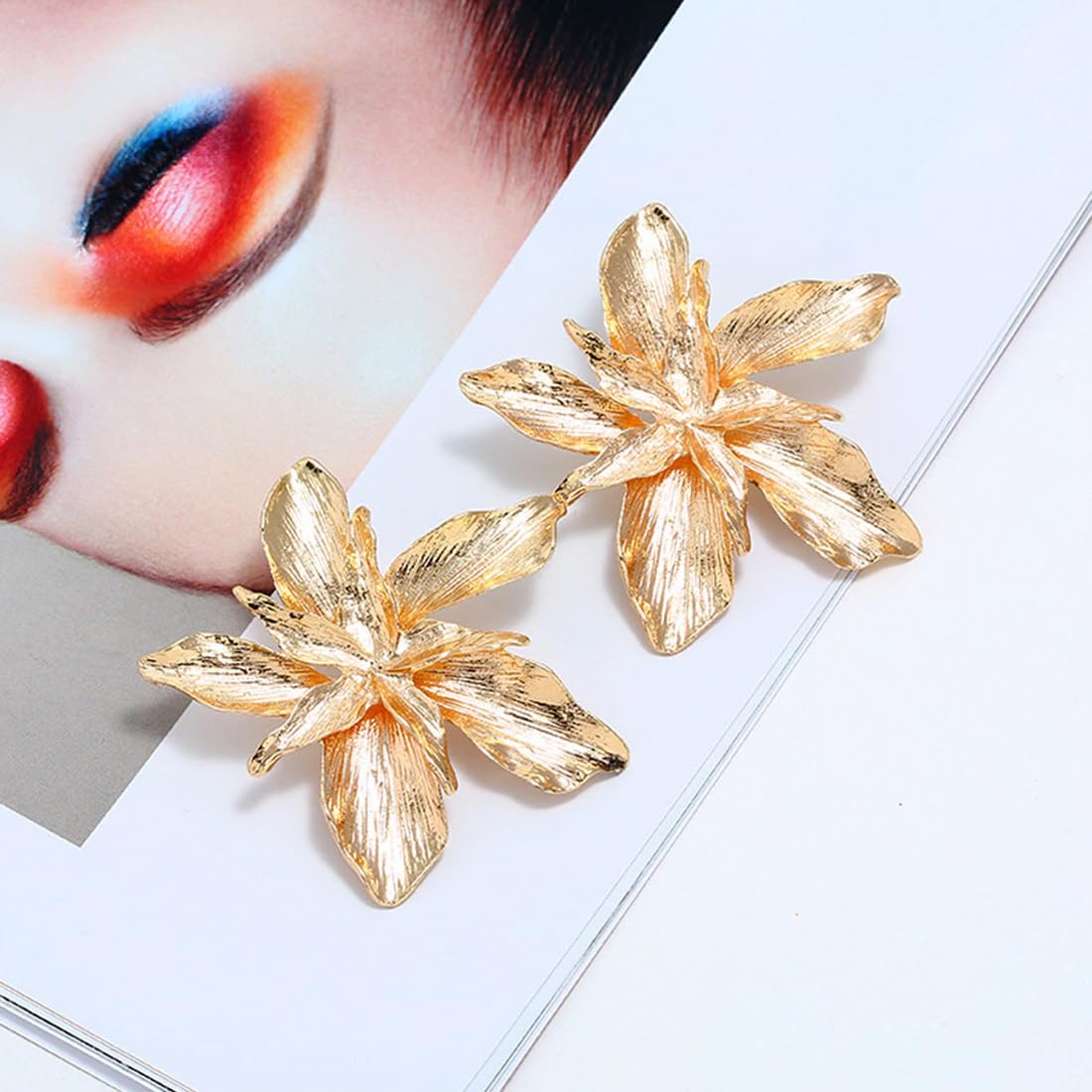 Yellow Chimes Flower Stud Earrings - Perfect for Parties