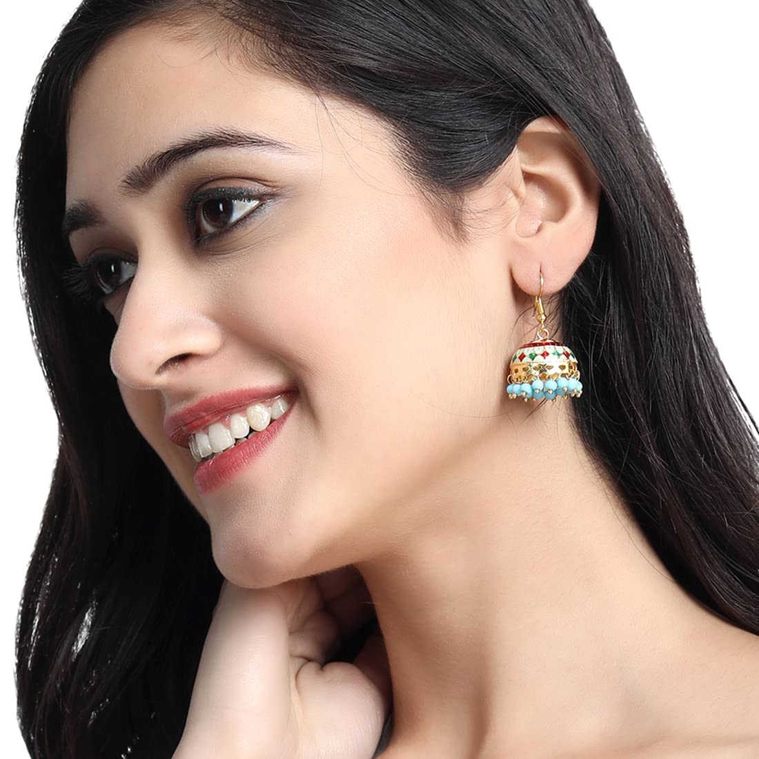Yellow Chimes elegant earrings set - perfect festive wear