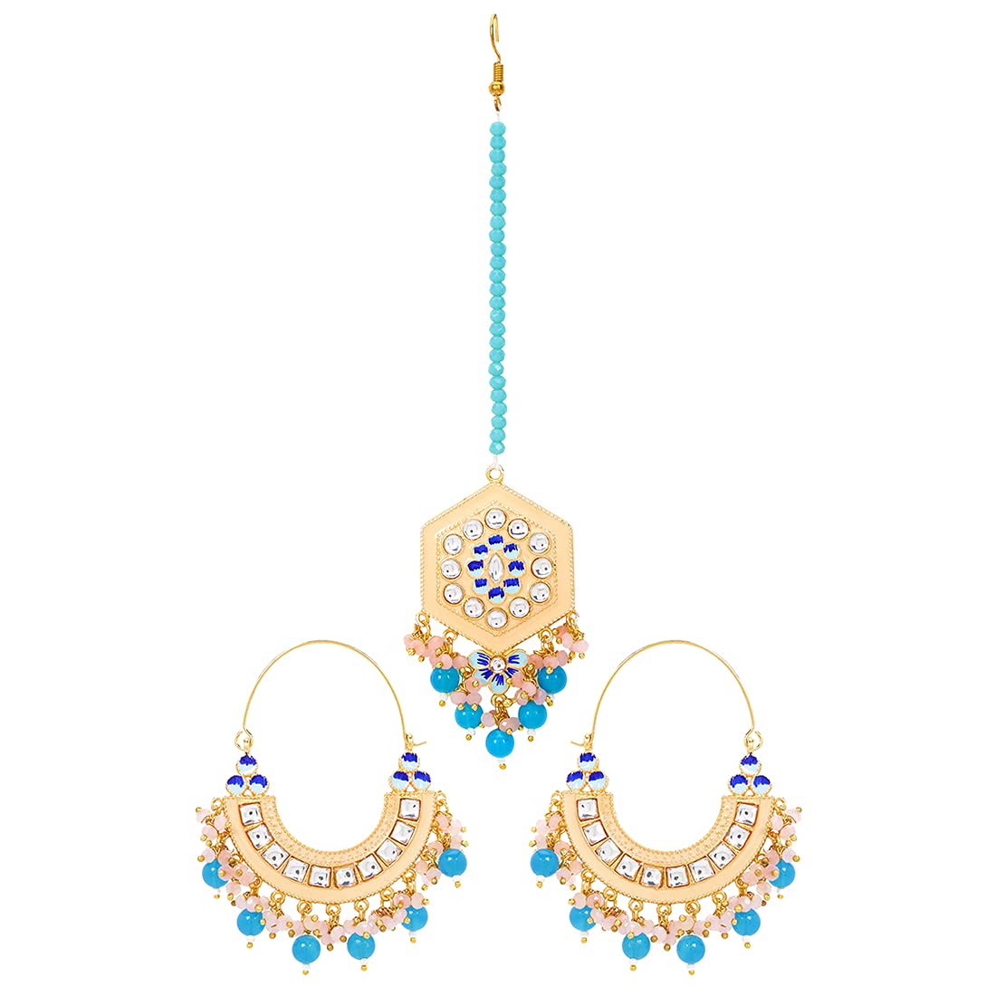 Yellow Chimes ethnic earrings - evening parties