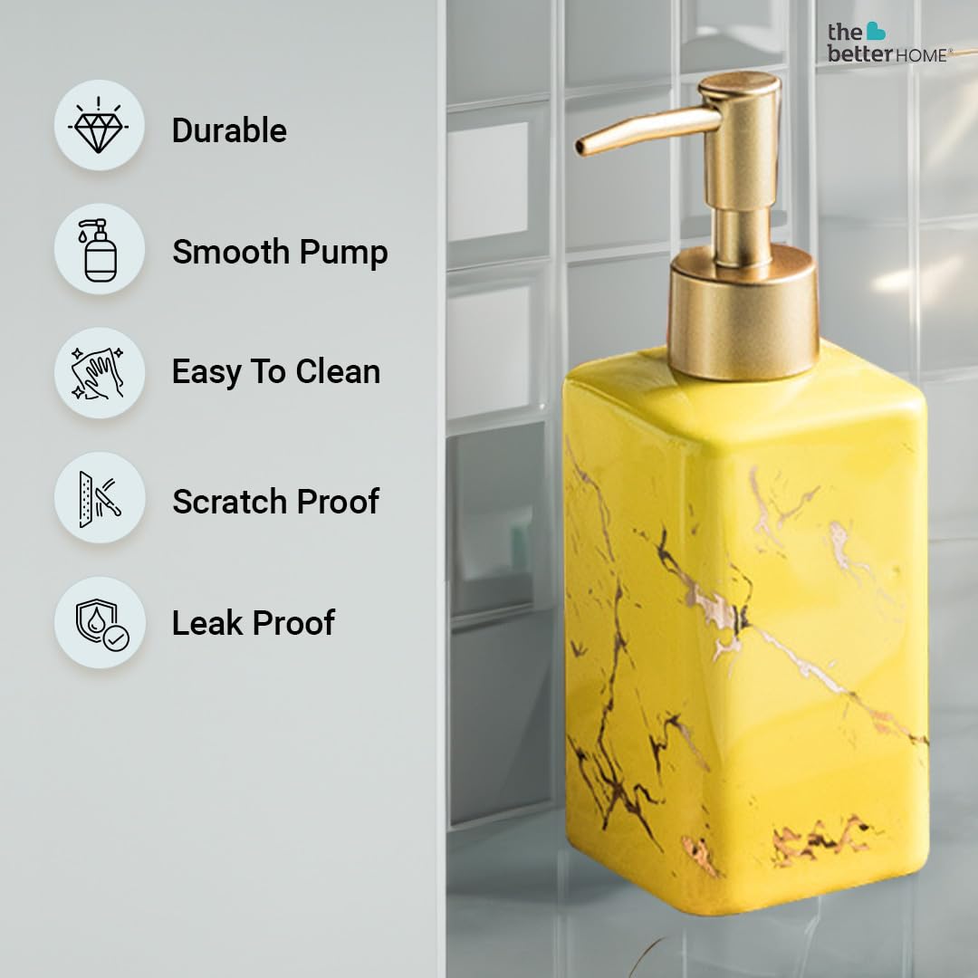 Combo: Ceramic Soap Dispenser Set - Stylish & Versatile | Includes 4 Dispensers | 320ML Each | White