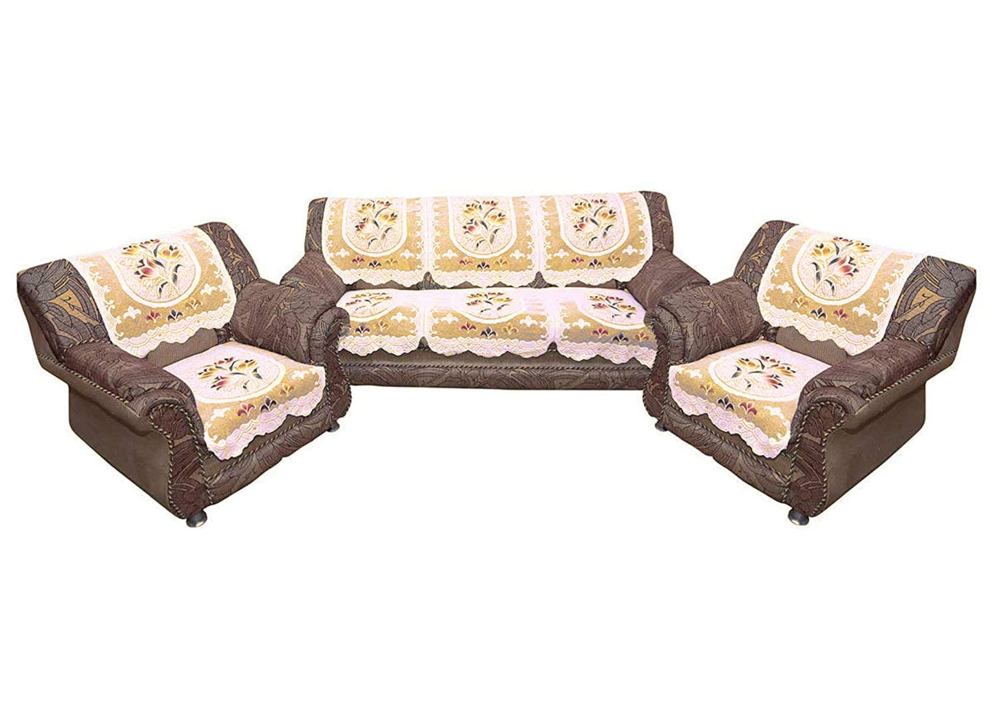 Kuber Industries floral sofa cover - stylish home upgrade