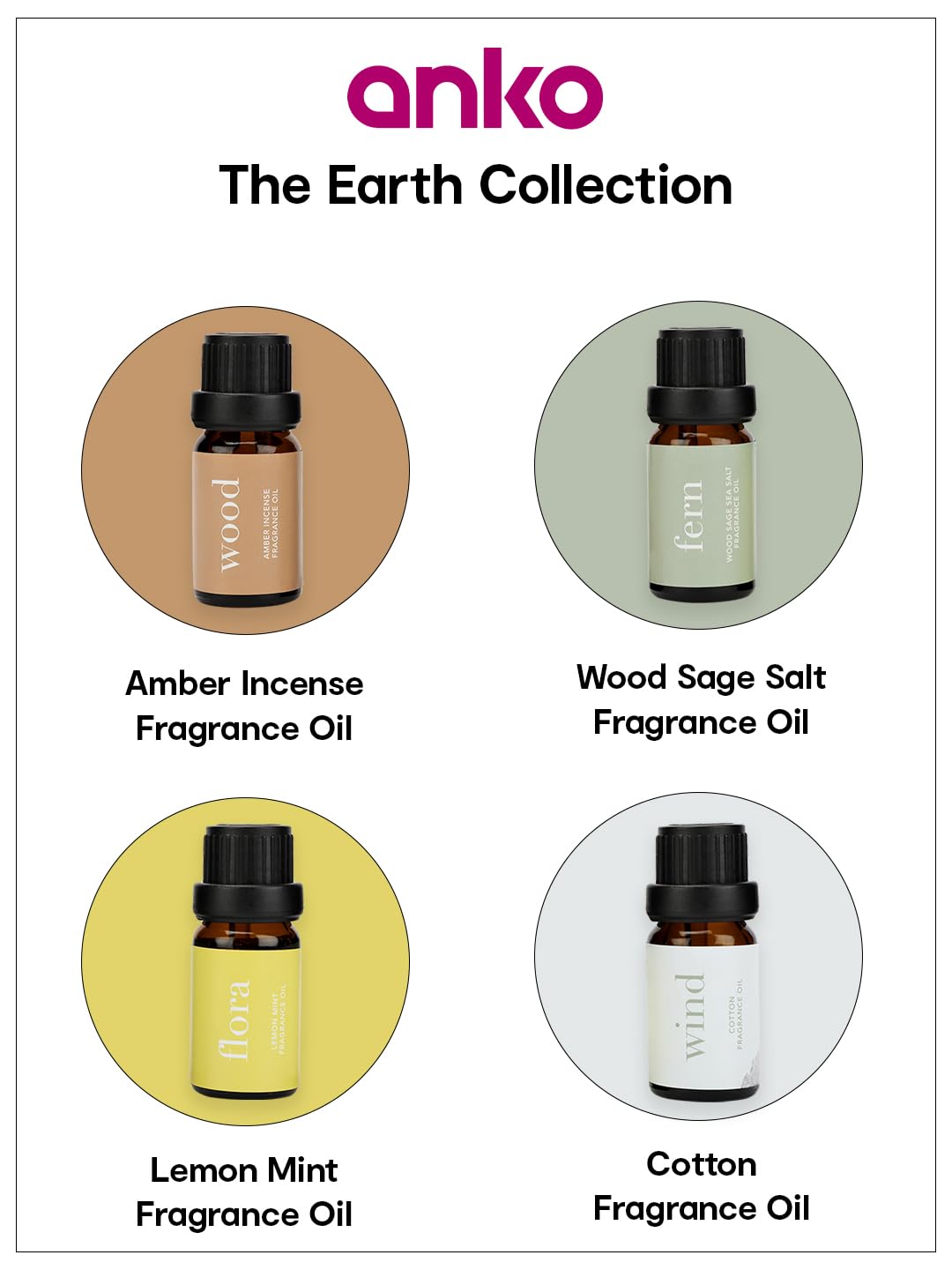 Anko Essential Oils - Ideal for yoga sessions