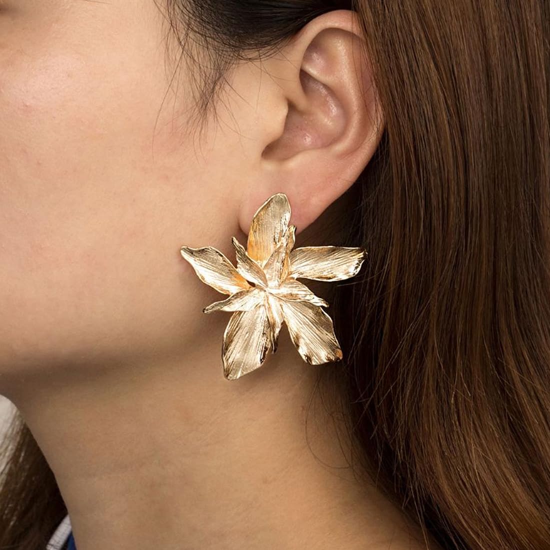 Yellow Chimes Floral Earrings - Chic Accessory for Casual Outings