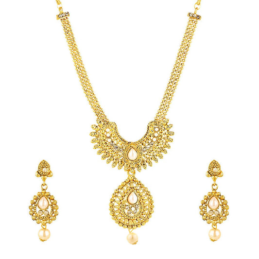 Yellow Chimes Elegant Earrings Set - Celebratory Use